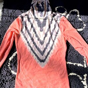 AFRM Pink and Black turtleneck   Size Small